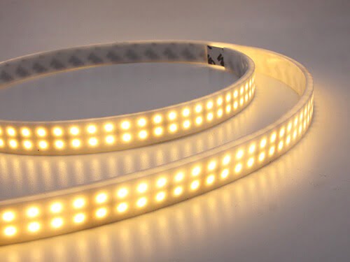 Fil lumineux flexible double ligne 5 mm 3.6W - 10 mètres blanc +