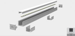 SURFACE MOUNT LED PROFILE