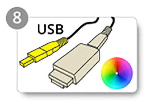 LED-Streifenlicht RGBW-Farbe