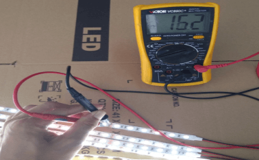 led strip light and long cable voltage drop test 7