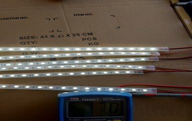 led strip light voltage drop 24v test (5)