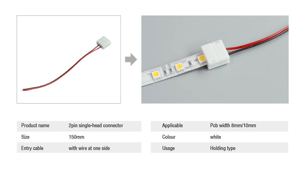 Acquista Connettore per cavo di Collegamento al neon CIRCOLARE - Accessori  per LED