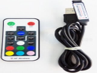 Mini RF 17 key RGB controller with USB connector LT-USB-17