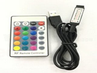Mini RF 24 key RGB controller with USB connector LT-USB-24 Mini RF 24 key RGB controller with USB connector LT-USB-24