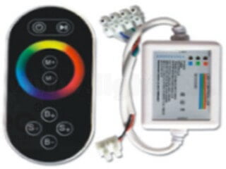 RF8 key plastic shell RGB controller LT-RFT-12