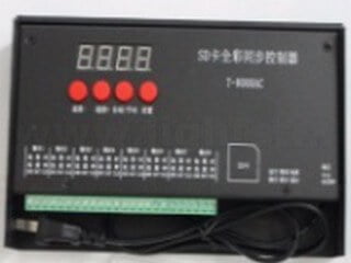 Rain-proof full color controller AC sync (with SD card) LT-T-8000-AC