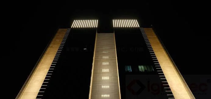 led linear light use in Office project lighting (3)