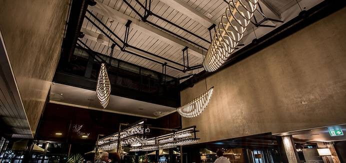 led linear light use in Restaurant lighting (1)