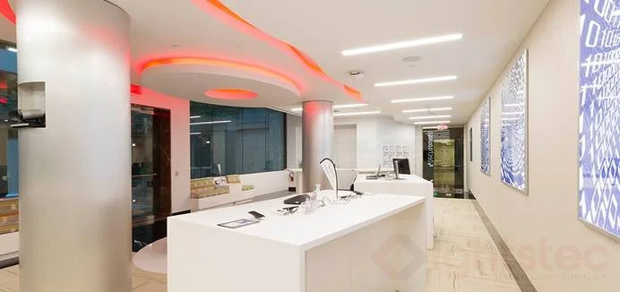 led linear light use in company ceiling lighting (2)