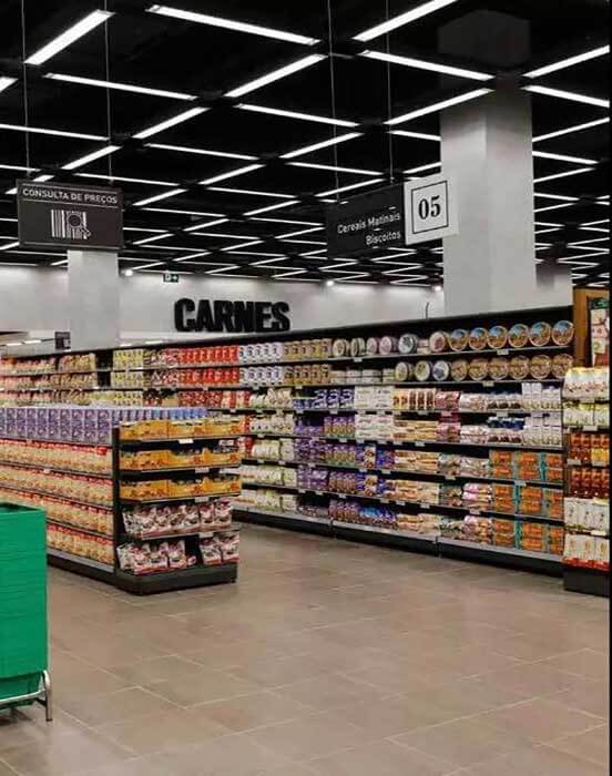 led linear light use in supermarket 2