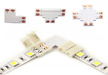 Accessoires pour connecteurs rapides pour bandes lumineuses à LED