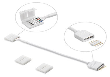 rgb-multi-color-led-dải-phụ kiện rgb-multi-colored-led-strip-accessories