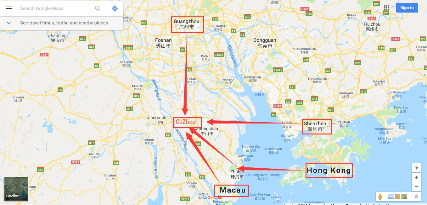 guzhen location