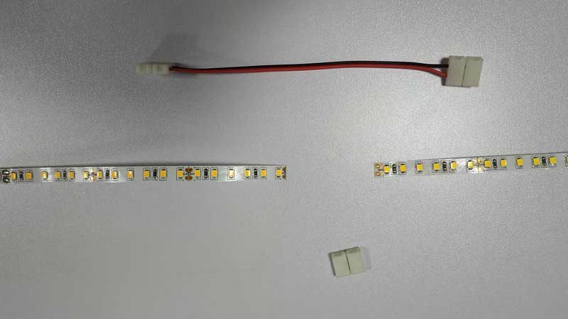 Couper et connecter les bandes LED: une tâche simple - GreenIce