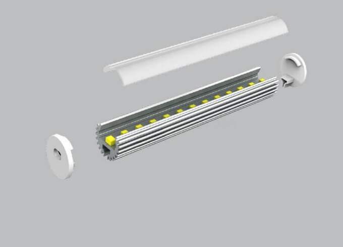 Round size led linear light fixture lightstec Round size led linear light fixture lightstec