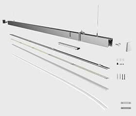 structure of led linear light