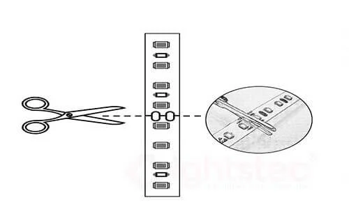 Flexibel-Led-Strip-Light-Installation-Instruction--skärning