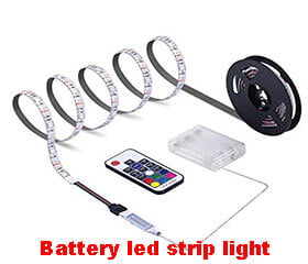 Powering LED Strip Lights with Battery - Myledy