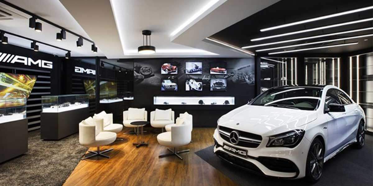 BENZ-SHOWROOM-LED-LINEAR-LIGHT