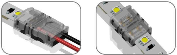 solder free led strip light connector-Hippo Buckle Connector
