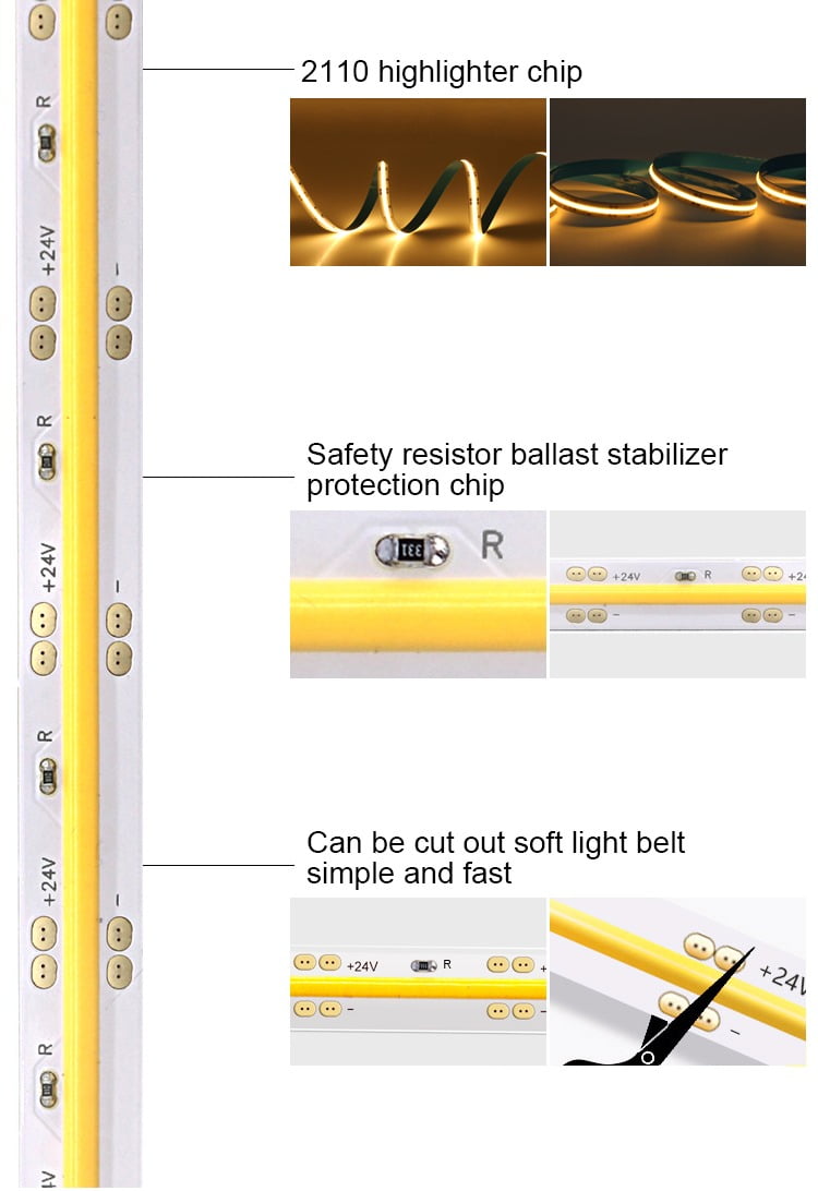 COB led strp licht -lightstec detail