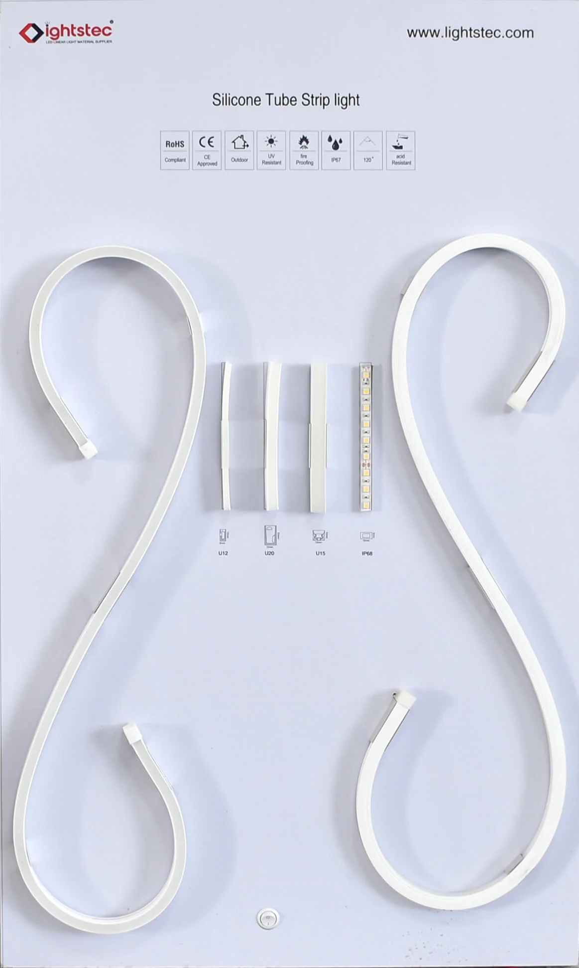 neon flex silicon led strip light