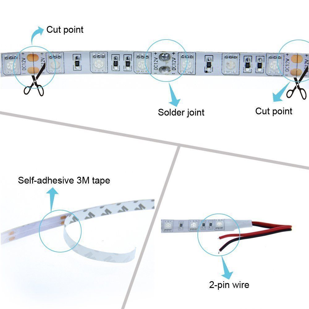 strip light with tape