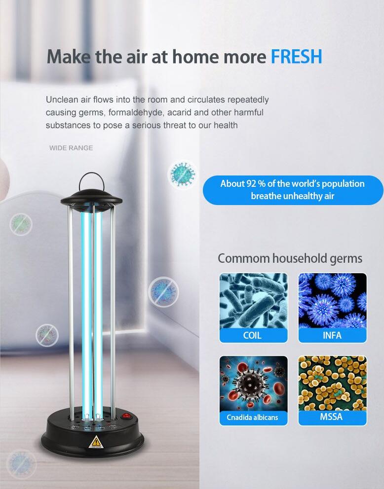 UVC lamp make home fresh