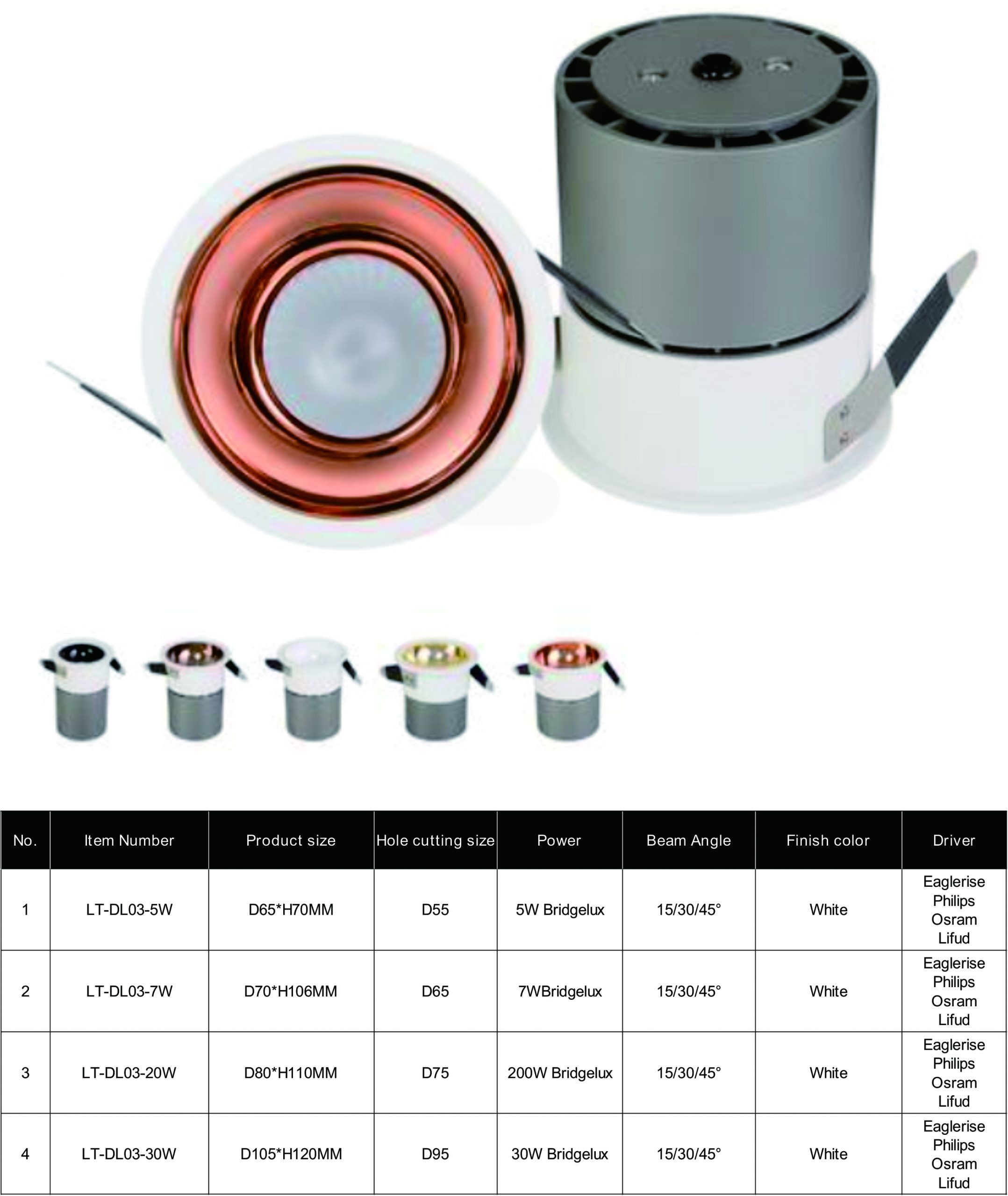 LED DOWNLIGHT DL03 LED DOWNLIGHT DL03