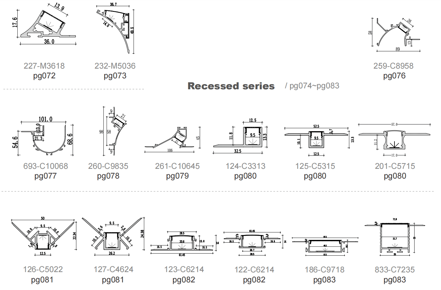 Recessed series 3