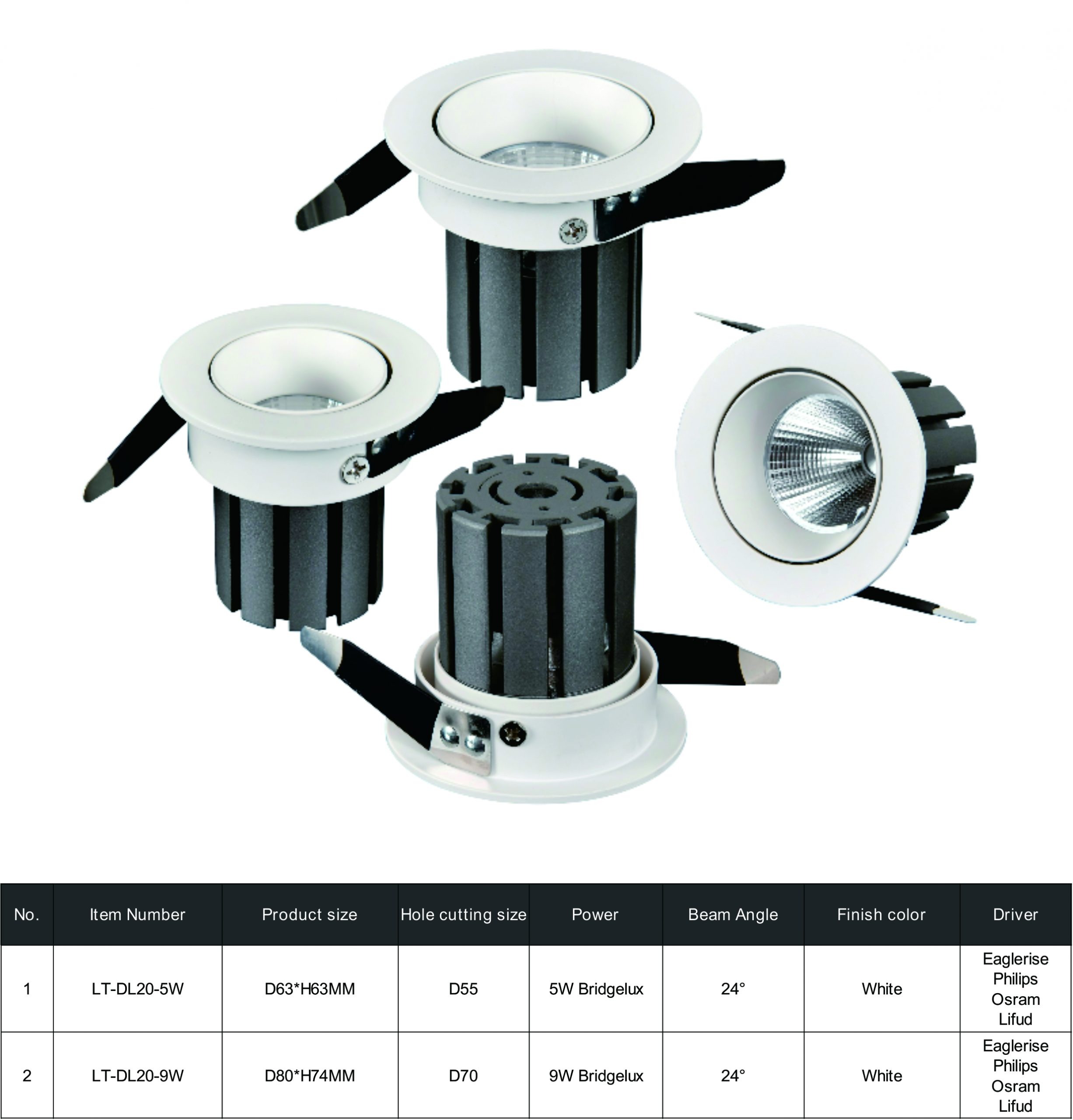 RECESSED DOWNLIGHT DL20