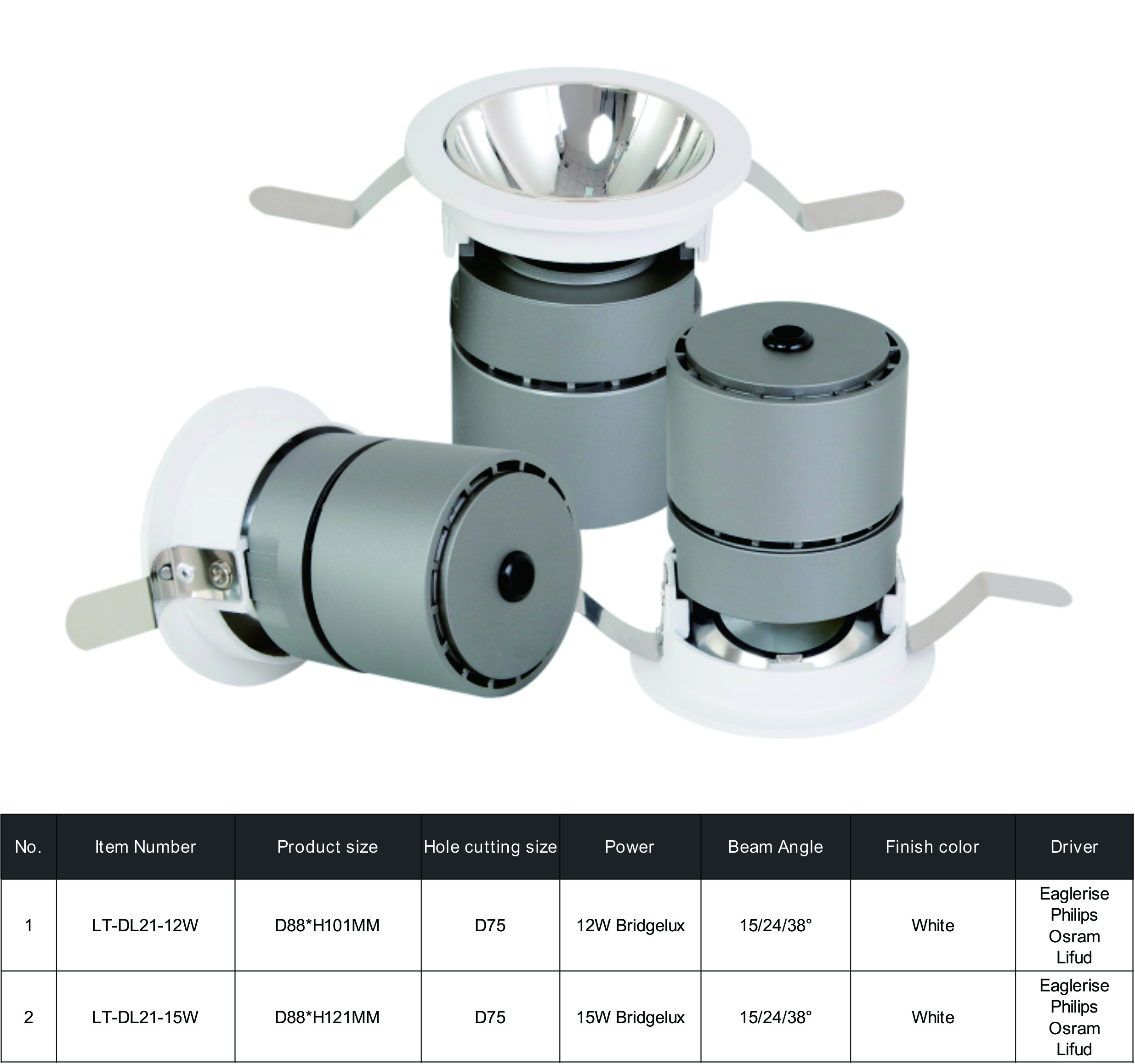 RECESSED DOWNLIGHT DL21