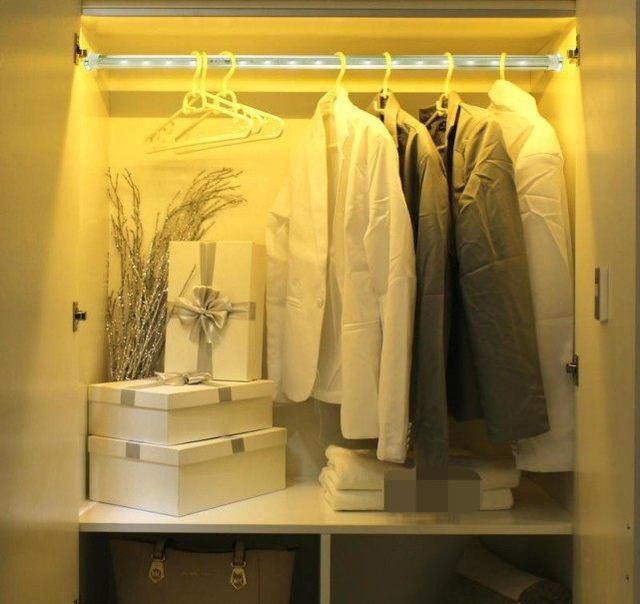 led closet light install