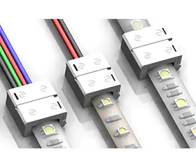 Conexão de tiras de LED