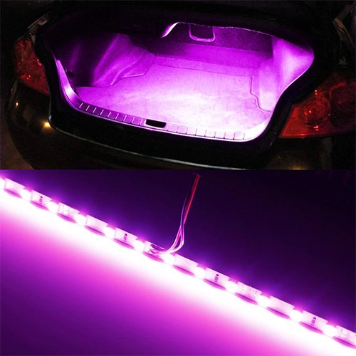 pink strip light for car interior