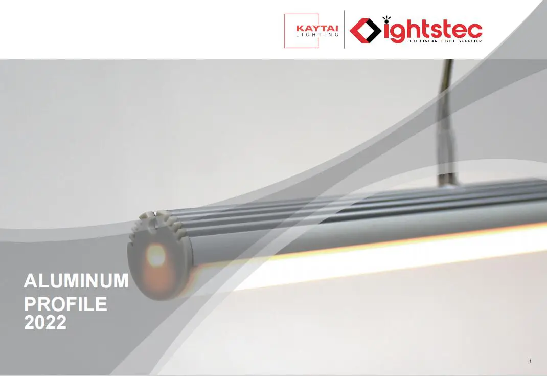 Lightstec LED Aluminum Profile Catalog 2023