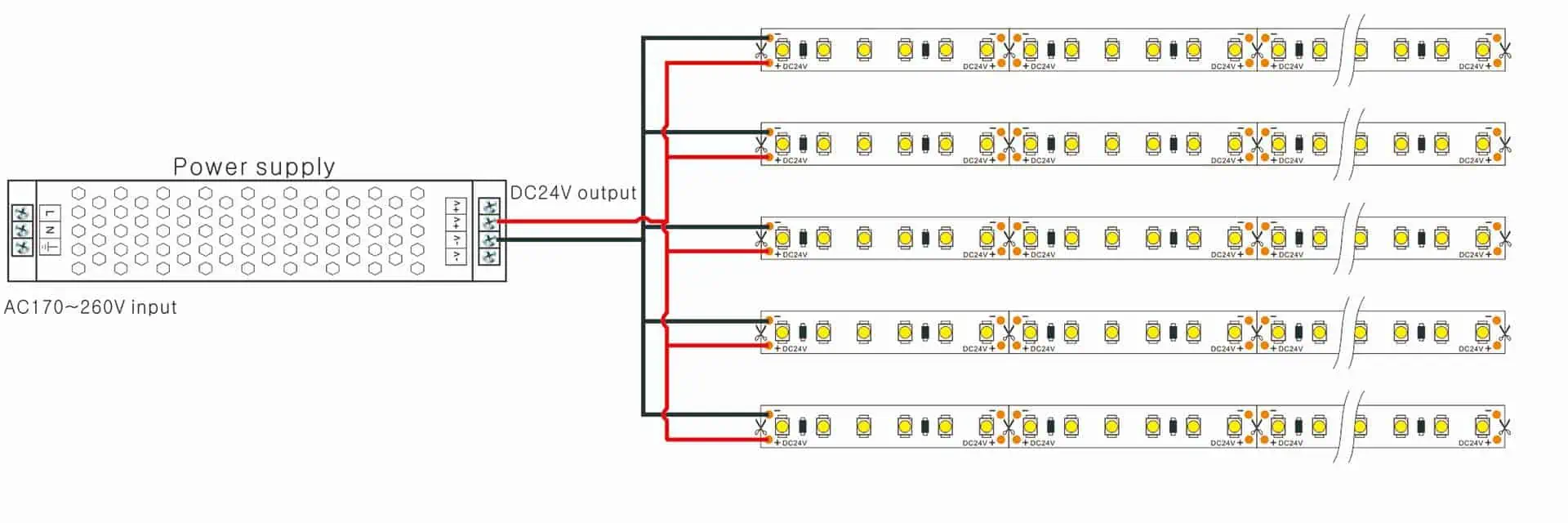 led-strip-parallel-connection