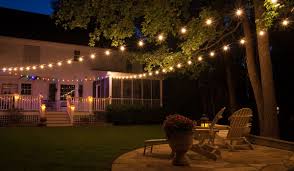 Luces de hadas en patios luz LED